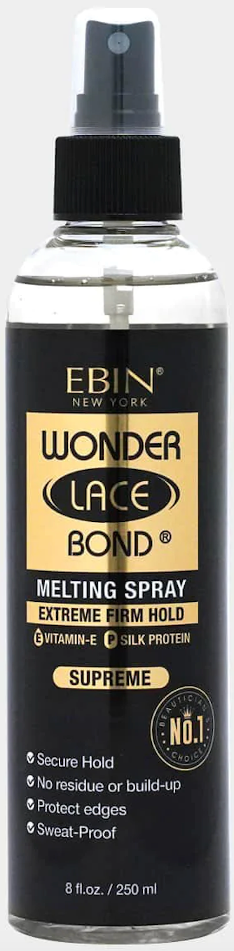 Ebin - WONDER LACE BOND MELTING SPRAY (SUPREME) 8oz/250ml — Me Gorgeous
